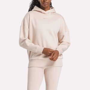 Reebok women light pink hoodie